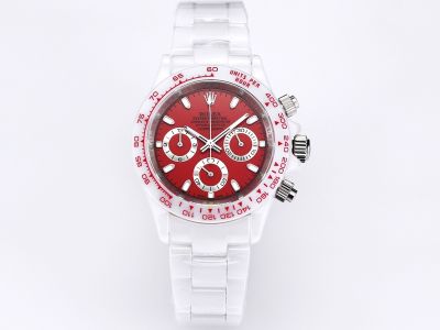 ROLEX Daytona Ceramics Case 43MM diameter Quartz Movement Red Watch